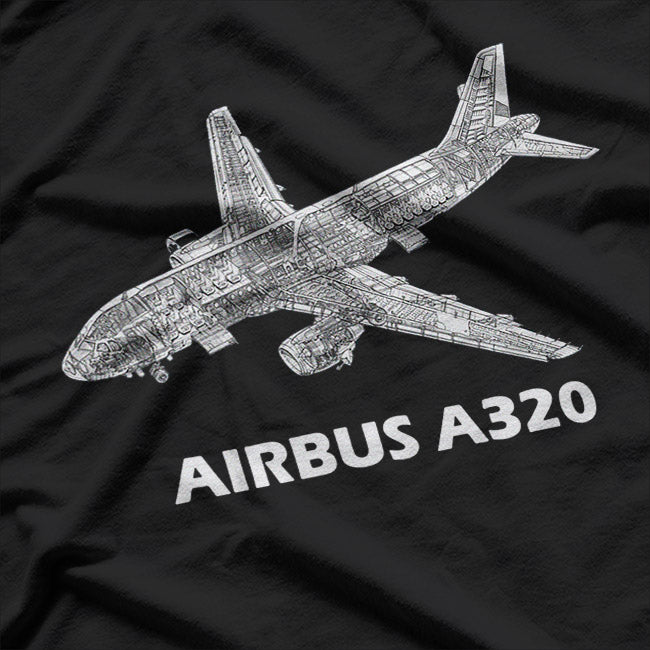 Jet Airplane Cutaway – Aviation Engineer Pilot Gift T-Shirt