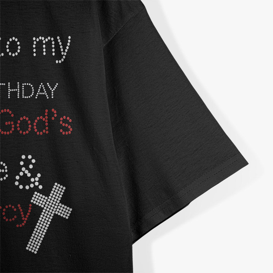 Stepping Into My 60th Birthday with God's Grace and Mercy T-Shirt
