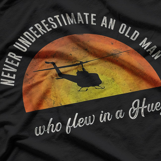 UH-1 Iroquois Huey Vietnam War Military Helicopter T-Shirt