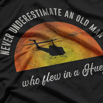 UH-1 Iroquois Huey Vietnam War Military Helicopter T-Shirt