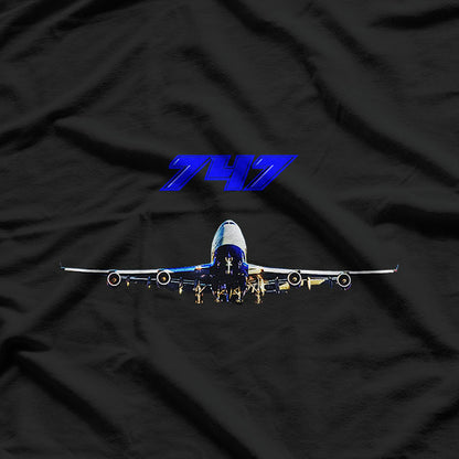 Airline Jet 747 Plane Aviation Enthusiast T-Shirt