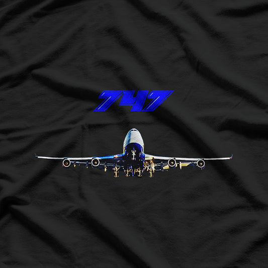 Airline Jet 747 Plane Aviation Enthusiast T-Shirt