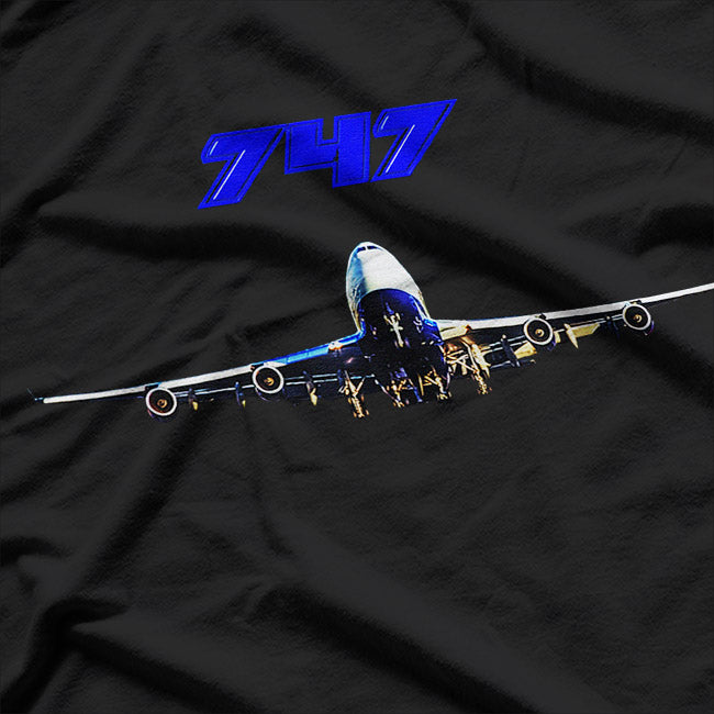Airline Jet 747 Plane Aviation Enthusiast T-Shirt