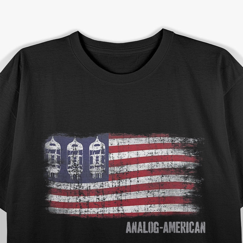 Analog American Flag T-Shirt