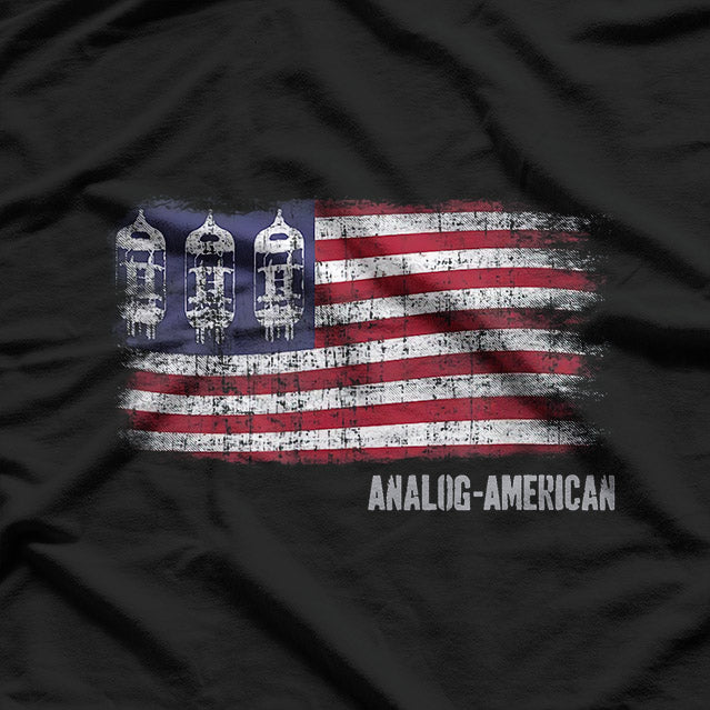 Analog American Flag T-Shirt