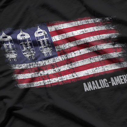 Analog American Flag T-Shirt