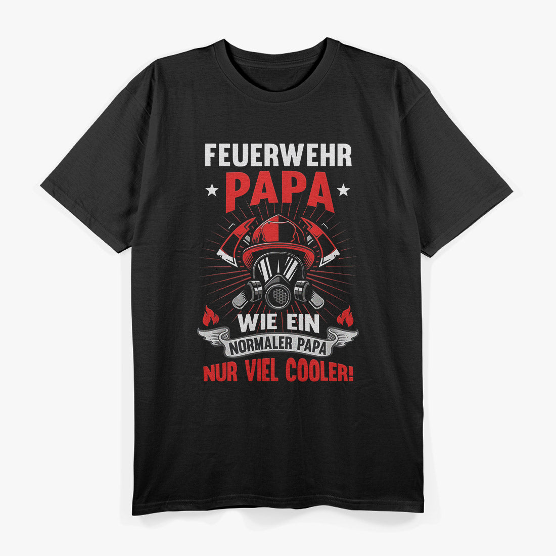Feuerwehr Papa: Firefighter Dad T-Shirt