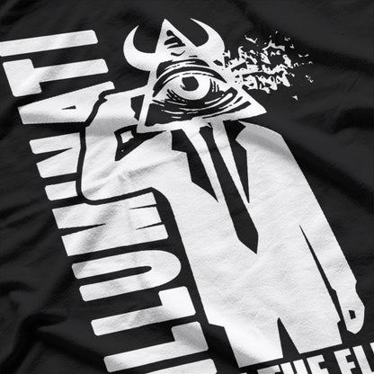 Delete The Elite Anti-Illuminati Conspiracy Symbol Graphic T-Shirt