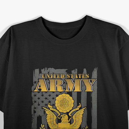 United States Army Fort Bliss Texas Vintage American Flag T-Shirt
