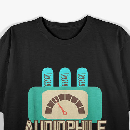 Audiophile Audio Pile Funny Sound Engineer Music Nerd T-Shirt