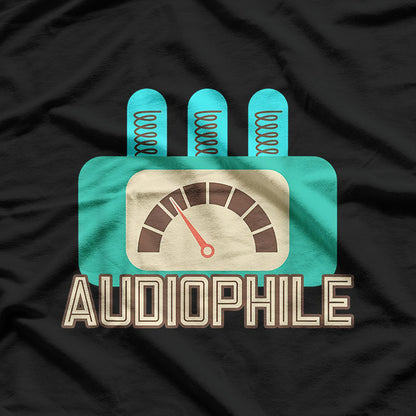 Audiophile Audio Pile Funny Sound Engineer Music Nerd T-Shirt