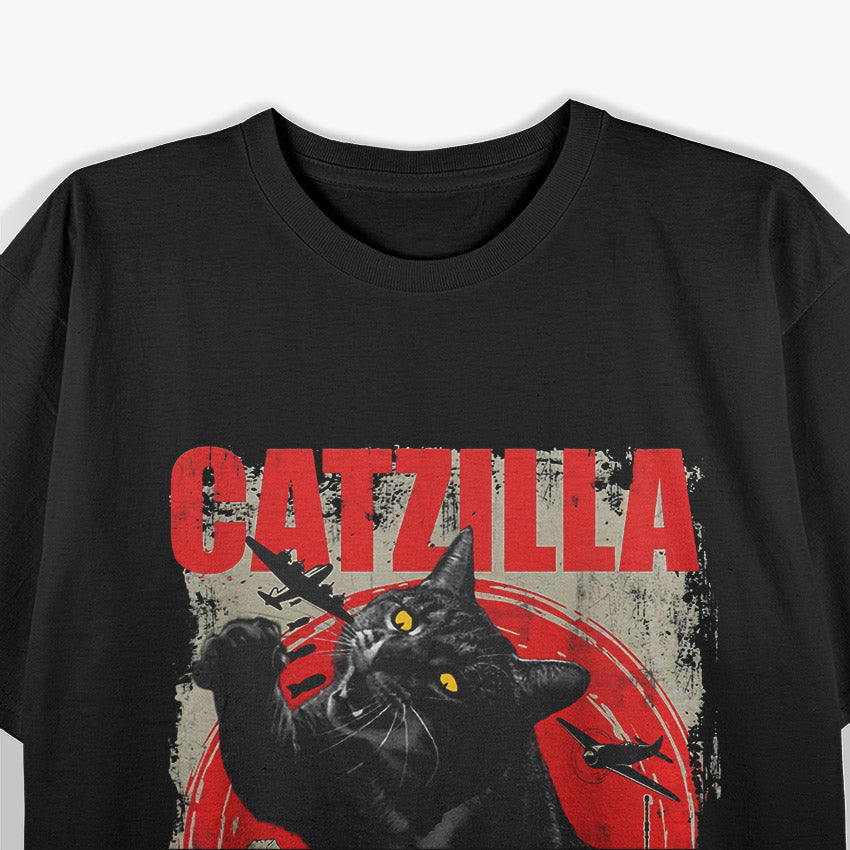 Catzilla - The Purrfectly Funny Feline Monster T-Shirt