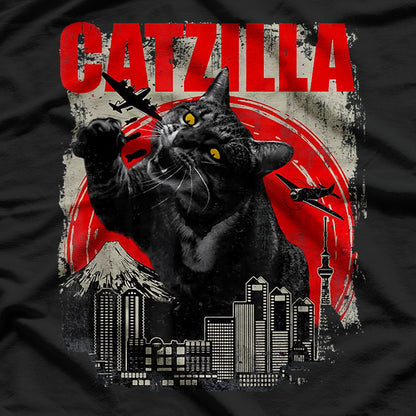 Catzilla - The Purrfectly Funny Feline Monster T-Shirt