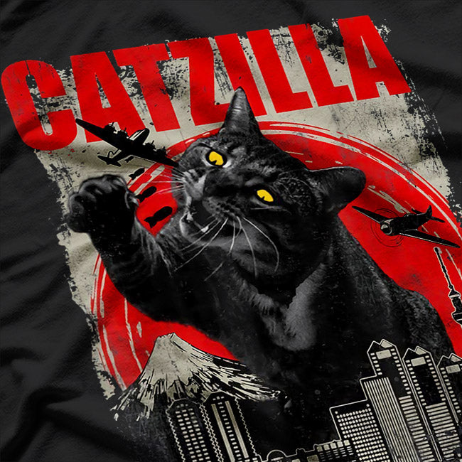 Catzilla - The Purrfectly Funny Feline Monster T-Shirt