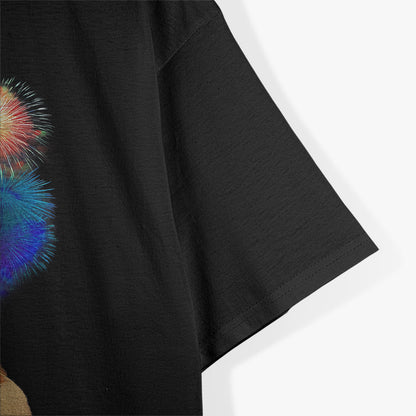 4th Of July Fireworks Cat Best Design T-Shirt