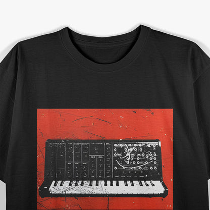 Analog Synthesizer Synth Techno Acid Decay Vintage Studio T-Shirt