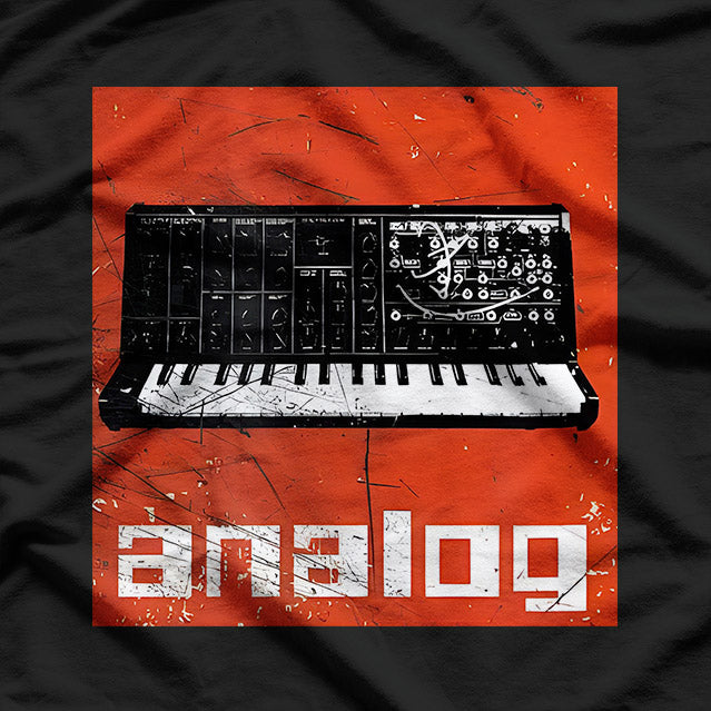 Analog Synthesizer Synth Techno Acid Decay Vintage Studio T-Shirt