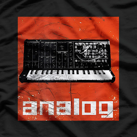 Analog Synthesizer Synth Techno Acid Decay Vintage Studio T-Shirt