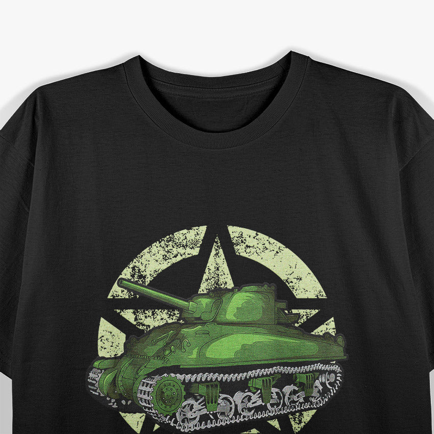Army Tank Funny USA Soldier Military Humor T-Shirt