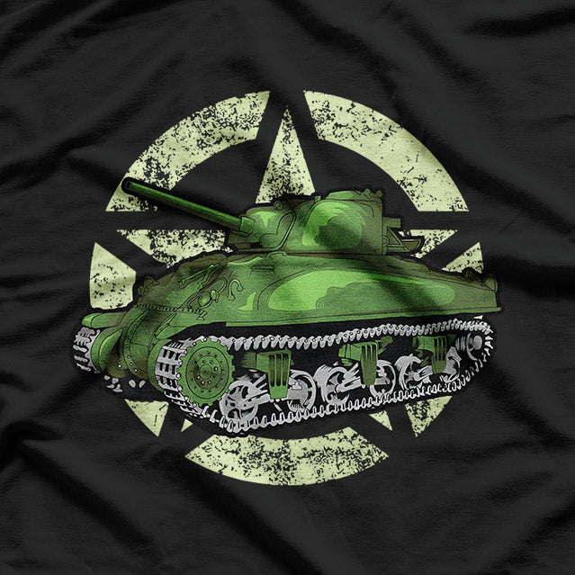 Army Tank Funny USA Soldier Military Humor T-Shirt