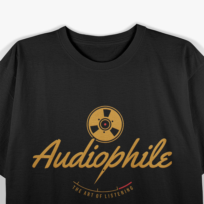 Reel to Reel Vintage Analog Audiophile Music Tape Deck T-Shirt