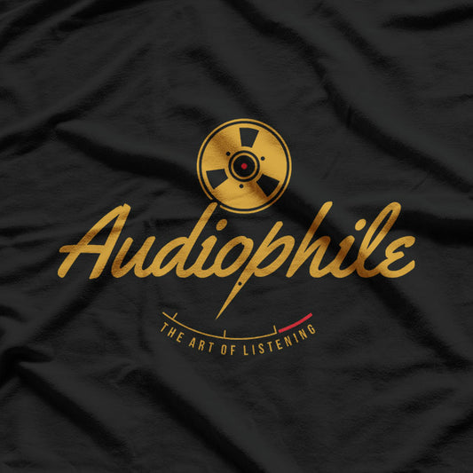 Reel to Reel Vintage Analog Audiophile Music Tape Deck T-Shirt