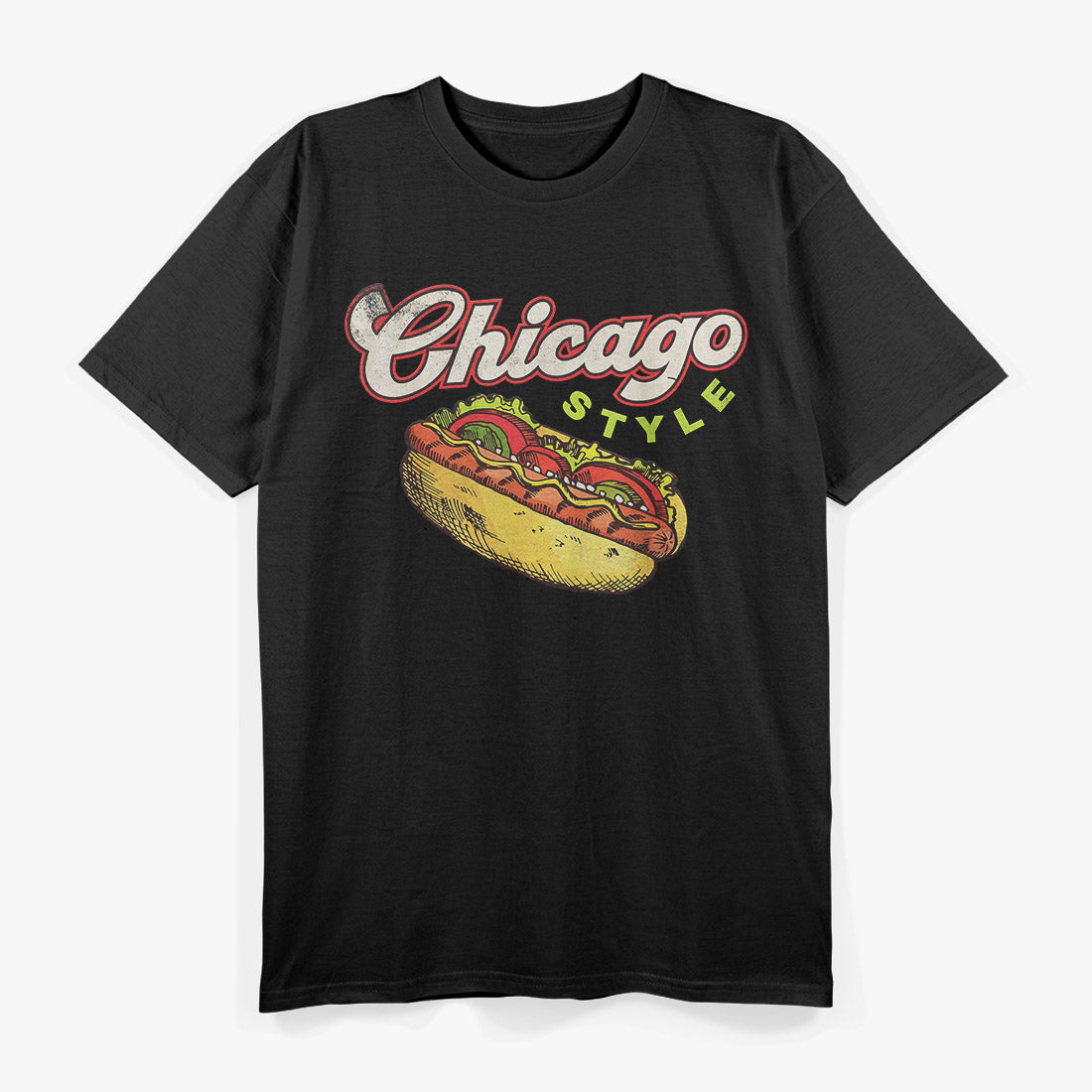 Chicago-Style Hot Dog - A Taste of Windy City Tradition T-Shirt