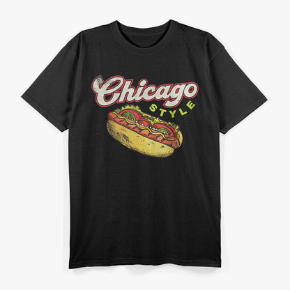 Chicago-Style Hot Dog - A Taste of Windy City Tradition T-Shirt