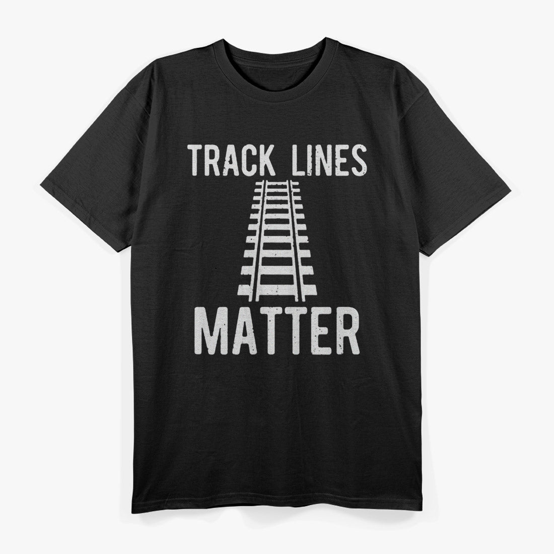 Track Lines Matter: Funny Runner & Sprinter T-Shirt