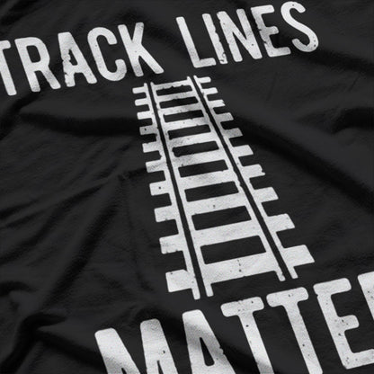 Track Lines Matter: Funny Runner & Sprinter T-Shirt