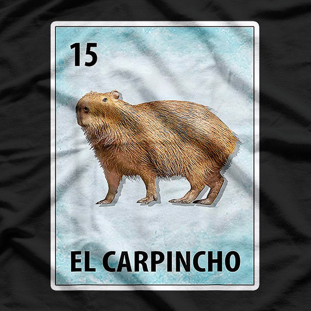 El Carpincho - Mexican Capybara Card Vibes T-Shirt