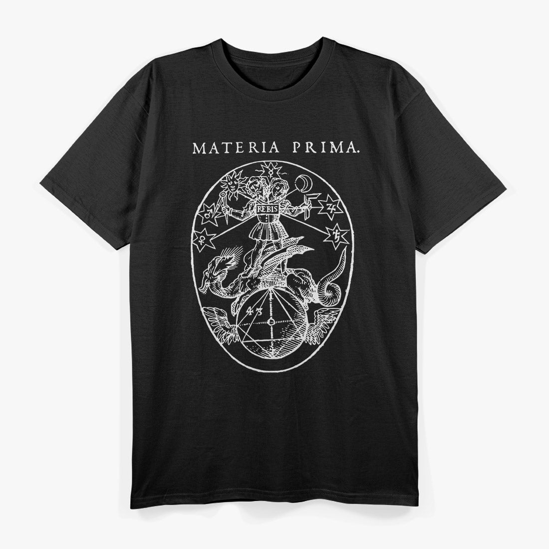 Materia Prima: Alchemy & Rosicrucian Occult Symbolism T-Shirt