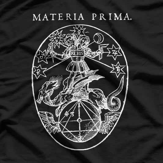 Materia Prima: Alchemy & Rosicrucian Occult Symbolism T-Shirt