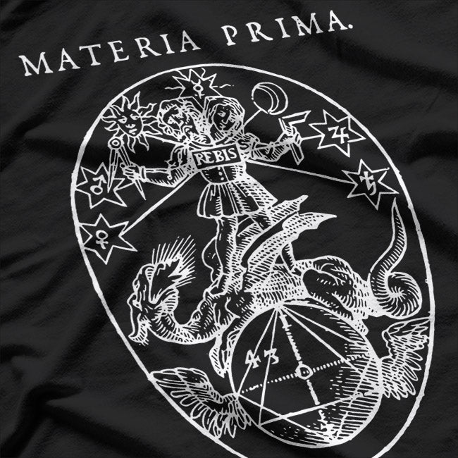 Materia Prima: Alchemy & Rosicrucian Occult Symbolism T-Shirt