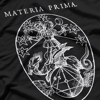 Materia Prima: Alchemy & Rosicrucian Occult Symbolism T-Shirt
