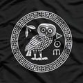 Owl of Athena - Ancient Greek Wisdom T-Shirt