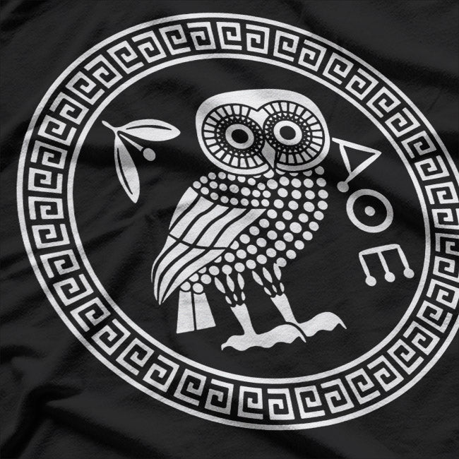 Owl of Athena - Ancient Greek Wisdom T-Shirt