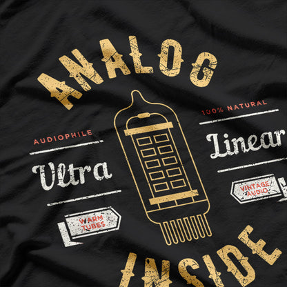 Analog Vacuum Tube Audiophile Ultra Linear T-Shirt