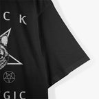 Black Meowgic – Cute Witchy Cat Magic Halloween Occult Kitty T-Shirt