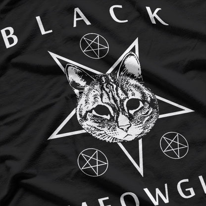 Black Meowgic – Cute Witchy Cat Magic Halloween Occult Kitty T-Shirt