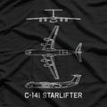 C-141 Starlifter: Heavy Lift, High Honor T-Shirt