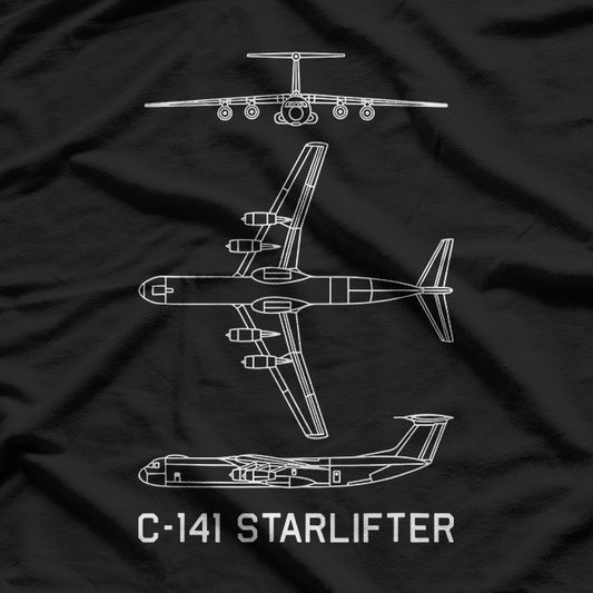 C-141 Starlifter: Heavy Lift, High Honor T-Shirt