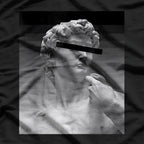 Censored Greek Bust Funny Classical Art T-Shirt