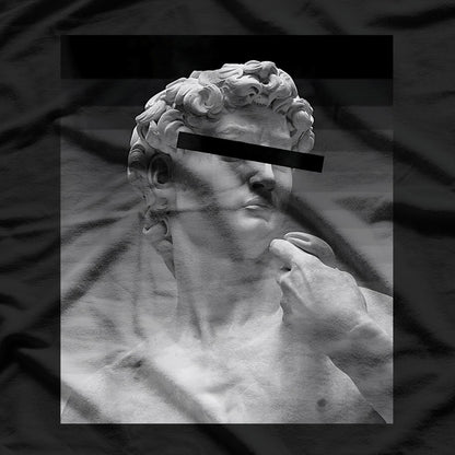 Censored Greek Bust Funny Classical Art T-Shirt