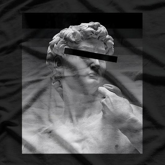 Censored Greek Bust Funny Classical Art T-Shirt