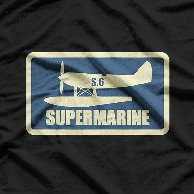 Supermarine S.6: Legendary British Racing Seaplane T-Shirt