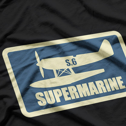 Supermarine S.6: Legendary British Racing Seaplane T-Shirt