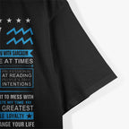 February Birthday Aquarius Born in February Zodiac Gift T-Shirt