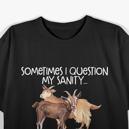 Hilarious Goat Lover Talk with Goats Funny T-Shirt