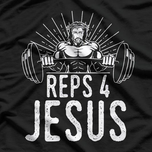 Funny Reps 4 Jesus, Christian Humor T-Shirt